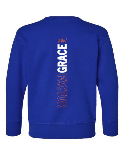It's that Grace Factor Toddler Sweatshirt | Orange