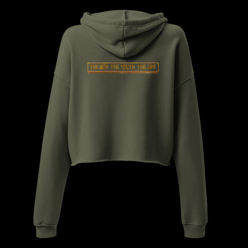 Spoiler Alert Crop Hoodie